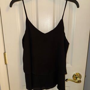 Annabella Elegant Black Layered Camisole